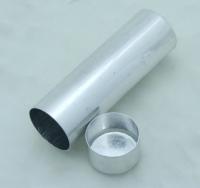 Гильза жесткая алюминиевая с крышкой, толщина стенки – 0.3мм, d=25мм, 30г, L=100мм, 20шт, Yamahachi