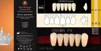 CROWN PX Anterior A1 N42, нижние фронтальные - зубы композитные трёхслойные, 6шт.