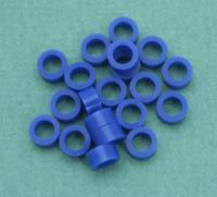 Кольцо силиконовое маркировочное, размер S (диаметр 4мм), синее, (20 шт./уп.), YDM (Япония)