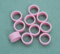 Кольцо силиконовое маркировочное, размер L (диаметр 8мм), розовое, (10 шт./уп.), YDM (Япония)