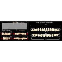 Зубы PX CROWN / EFUCERA, цвет A4, фасон T41S/N42/28, полный гарнитур, 28шт.