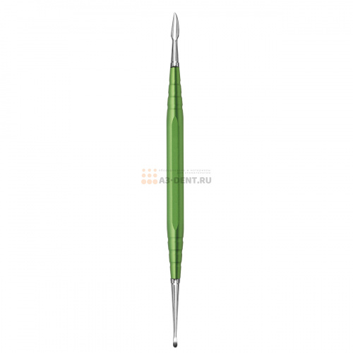 Инструмент моделировочный для пластмасс ручка зеленая, насадки (RA8,RB3)  фото 6