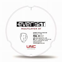 Диск циркониевый Everest Multilayer AT, размер 95х22 мм, цвет A3.5, многослойный