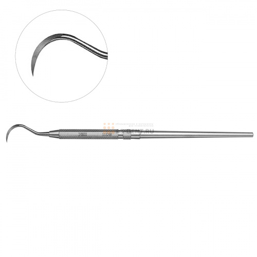 Инструмент для снятия зубных отложений односторонний Sickle #11DB фото 2