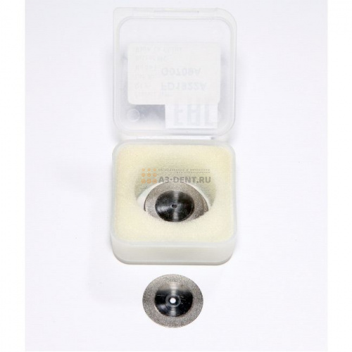Диск сепарационный алмазный 2-сторонний,мелкая зернистость,диаметр рабочей части 19 мм,без дискодержателя ,10 шт 