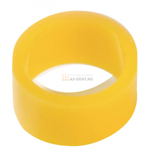 Кольцо силиконовое маркировочное, размер L, цвет жёлтый  фото 3