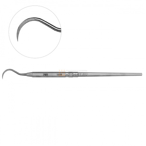 Инструмент для снятия зубных отложений односторонний Sickle #11SB фото 2