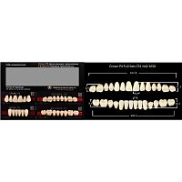 Зубы PX CROWN / EFUCERA, цвет C4, фасон C51/N42/30, полный гарнитур, 28шт.