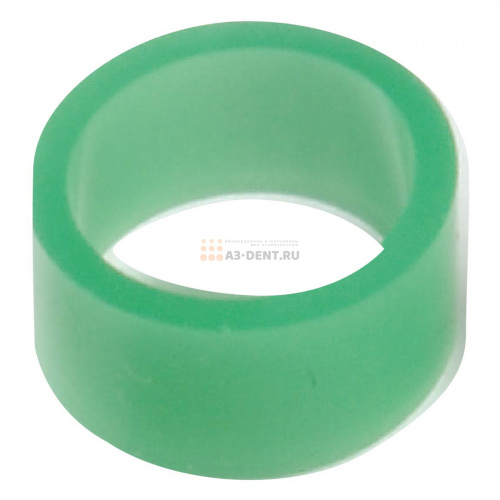 Кольцо силиконовое маркировочное, размер L, цвет зелёный фото 3