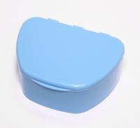 Контейнер для хранения съёмных протезов, 95*75*38мм, голубой, Promisee Dental (Китай)