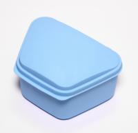 Контейнер для хранения съёмных протезов, 99*76*60мм, голубой, Promisee Dental (Китай)