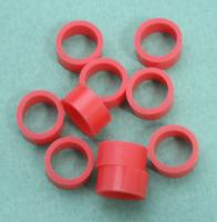 Кольцо силиконовое маркировочное, размер L (диаметр 8мм), красное, (10 шт./уп.), YDM (Япония)