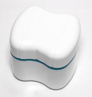 Контейнер для хранения съёмных протезов, малый, белый, 88*78*80мм, Promisee Dental (Китай)