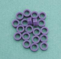 Кольцо силиконовое маркировочное, размер S (диаметр 4мм), фиолетовое, (20 шт./уп.), YDM (Япония)
