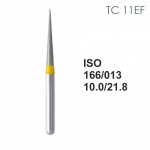 Бор алмазный MANI TC-11EF по ISO 166, конус,013х10,0х21,8мм,макс.скорость 300 тыс.об,зерн.EF,5шт