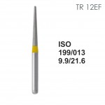 Бор алмазный MANI TR-12EF по ISO 199, конус,013х9,9х21,6мм,макс.скорость 300 тыс.об,зерн.EF,5шт