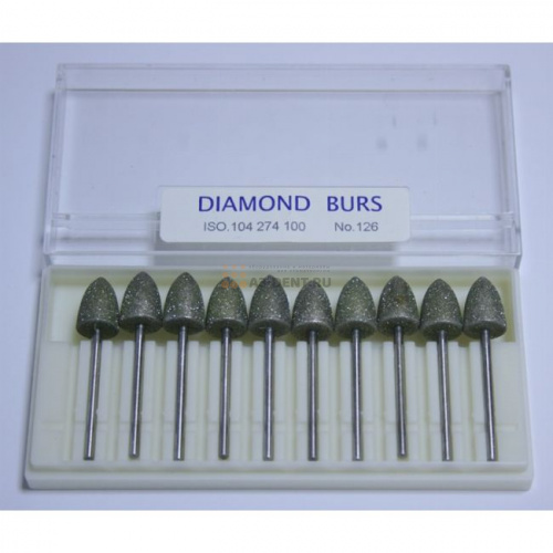 Бор алмазный Lixin Diamond, форма пуля, размер 10.0мм, 10шт.