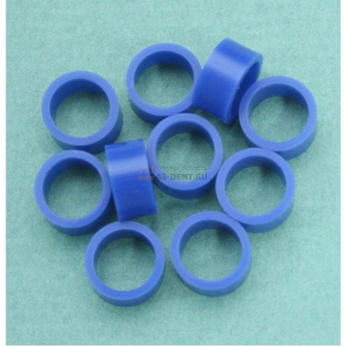 Кольцо силиконовое маркировочное, размер L, цвет синий фото 2