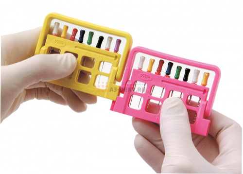 Подставка для ручных эндодонтических инструментов, цвет розовый фото 3