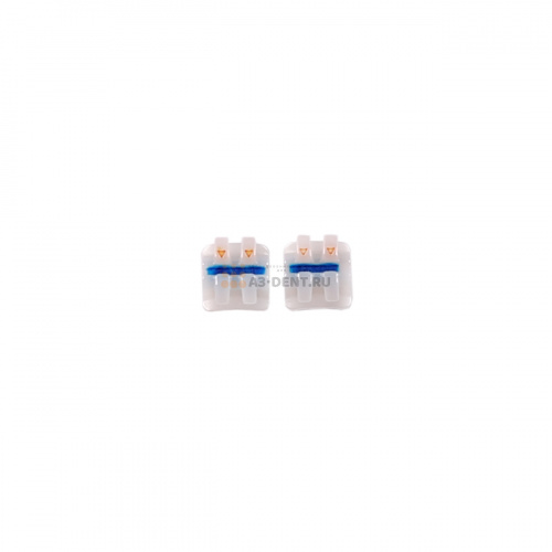 Брекеты COBY STR-L4-018 из диоксида циркония,нижние правые, левые на 4 зуб, паз .018",ROTH фото 2