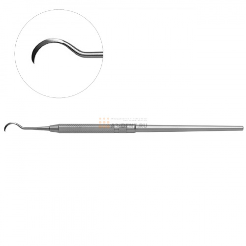Инструмент для снятия зубных отложений односторонний Sickle #11  фото 2