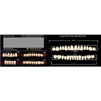 Зубы PX CROWN / EFUCERA, цвет A3,5, фасон O41/N32/28, полный гарнитур, 28шт.