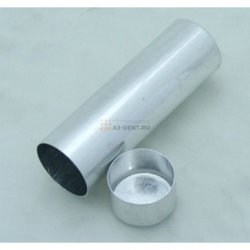 Гильза жесткая алюминиевая с крышкой, толщина стенки – 0.3мм, d=25мм, 30г, L=100мм, 20шт, Yamahachi