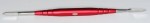 Инструмент моделировочный для воска ручка 07300 красная, насадки (A1,A2) - нерж. сталь