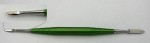 Инструмент моделировочный для воска ручка 07302 зеленая, насадки (А1,A10) - нерж. сталь