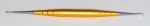 Инструмент моделировочный для воска ручка 07305 золотистая, насадки (B3,B4) - нерж. сталь