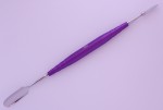 Инструмент моделировочный для воска ручка 07306 фиолетовая, насадки (F4,A3) - нерж. сталь